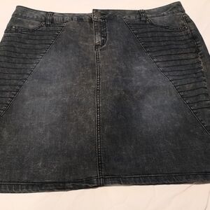 Junarose Dark Denim Mini Skirt